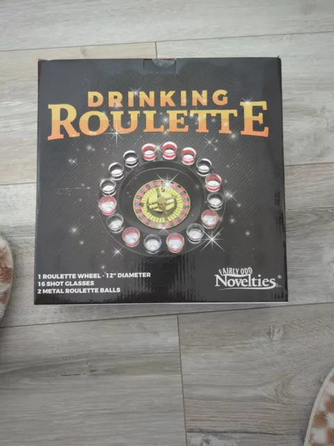 Drinking Game Glass Roulette - Drinking Game Set (2 Balls and 16 glasses )