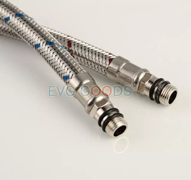 10mm x 500mm Kitchen Basin Monobloc Mixer Tap Connectors Flexi Hose Pipes Tails