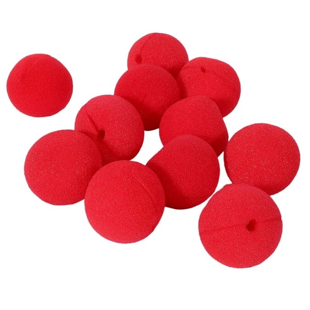 10 pz adorabile spugna rossa palla naso clown per decorazione festa matrimonio ChriP6