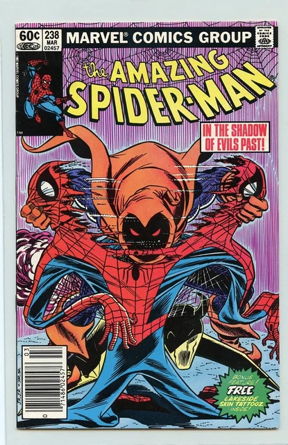 Amazing Spider-Man #238 Fn / Vf ( 1983 ) 1St Hobgoblin Newsstand With / Tattooz