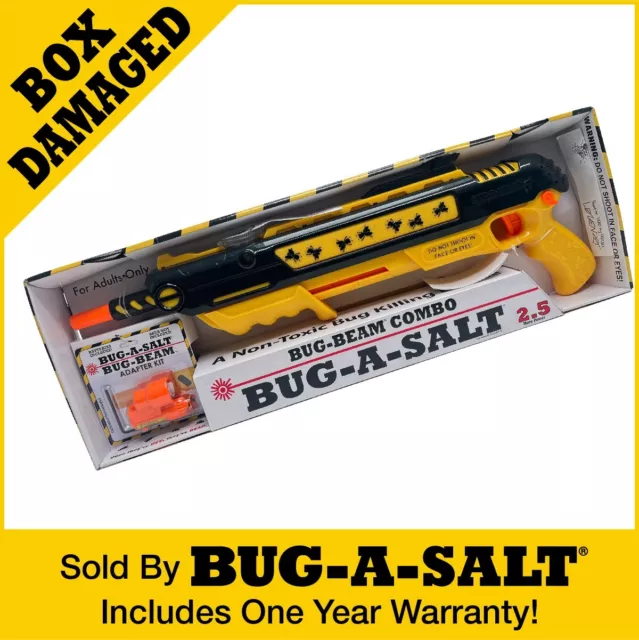 Damaged Box Authentic BUG-A-SALT Reverse Yellow 2.5 Bug-Beam Laser Combo