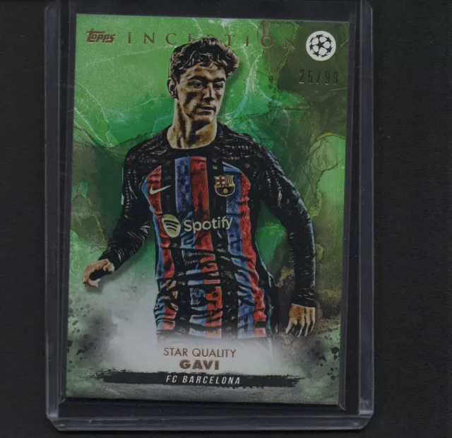 2022-23 Topps Inception Ucl Gavi Star Qualtiy Fc Barcelona La Liga /99