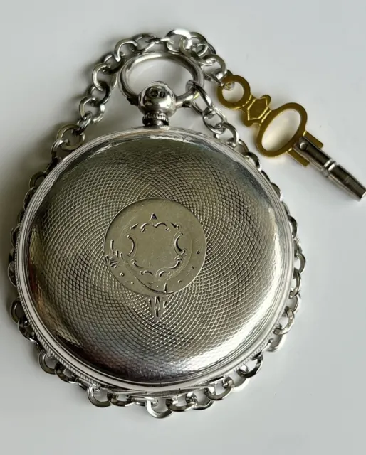 Antike Englische Taschenuhr London 1861 Pocket Watch Spz4