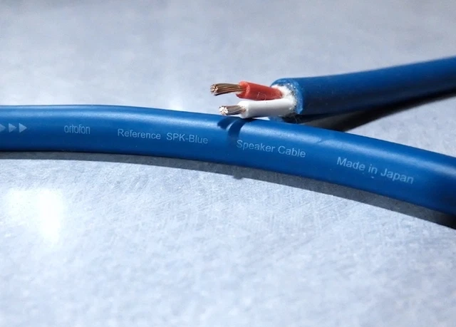 Ortofon Reference SPK Blue/3meters/Speaker Cable GREAT -DIY- Japan