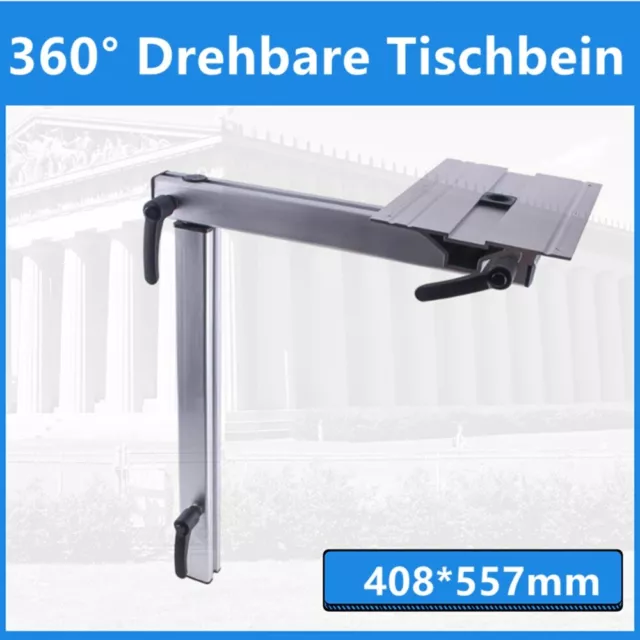 360° Drehbare Tischbein Tischfuß Tischgestell Yacht Camper Boot Fuß RV NEU DE