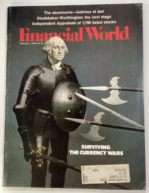 Financial World Magazine Vtg 1978 Rare Ads Currency Studebaker Aluminum WTC GW