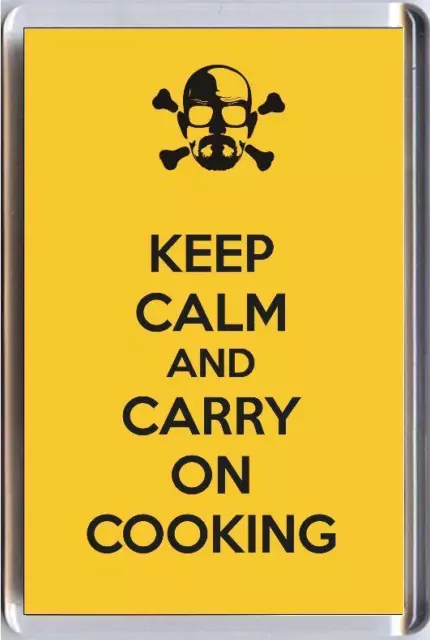 Keep calm E Carry On Cucinare Da Breaking Bad Serie TV Unico Frigo Magnete