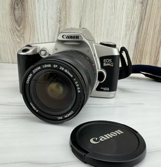 Canon EOS Rebel G 35mm Film Auto Focus SLR Camera with 28-80mm Zoom Lens Kit