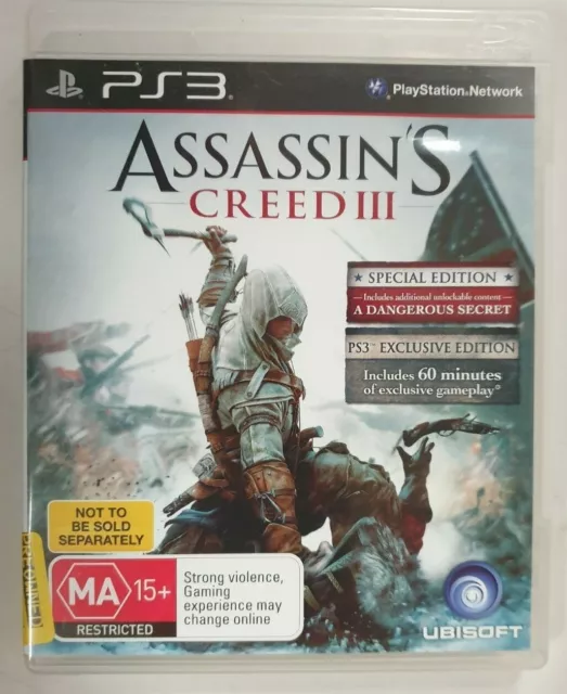 Assassin's Creed III (Sony PlayStation 3, 2012) for sale online