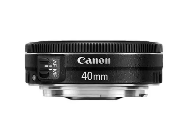 [Canon] EF 40mm f/2.8 STM Pancake Lens (Bulk Package) - Black ⭐Tracking⭐