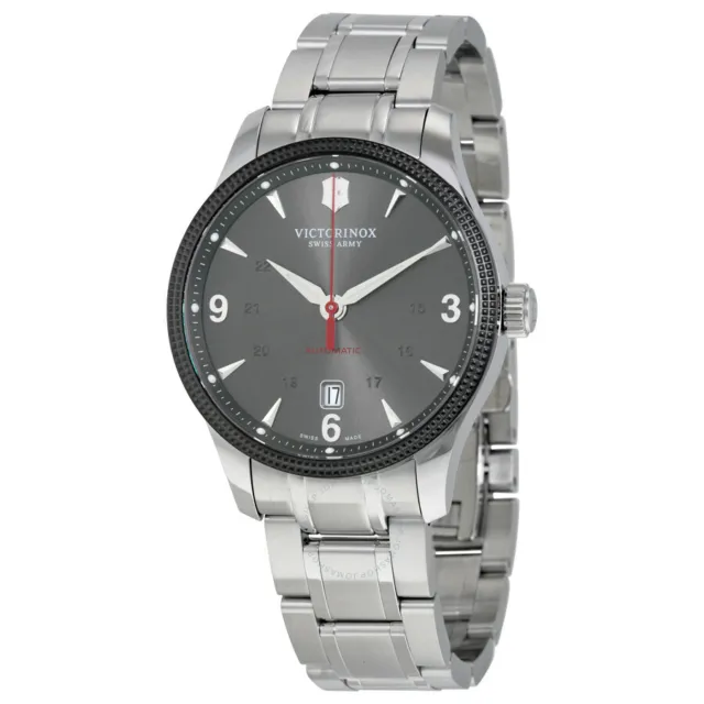 Swiss Army Victorinox 241714 Men's Stainless Steel  Mechanical Grey auto Watch