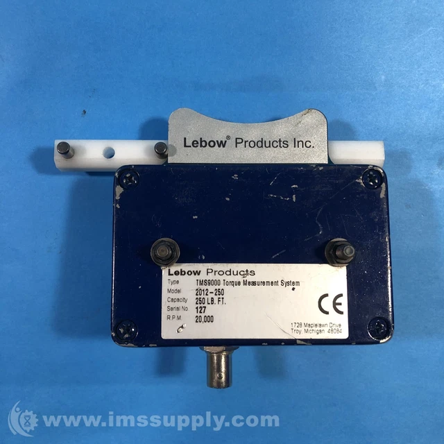 Lebow Products Inc 2012-250 TMS9000 Torque Measurement System 3091