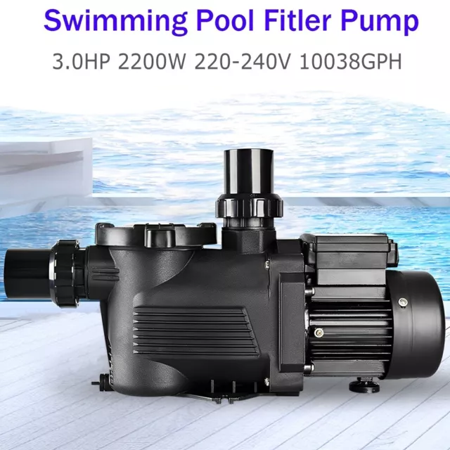 3.0HP In/Above Ground Swimming Pool Pump For Hayward Hot Tub SPA Pump Strainer