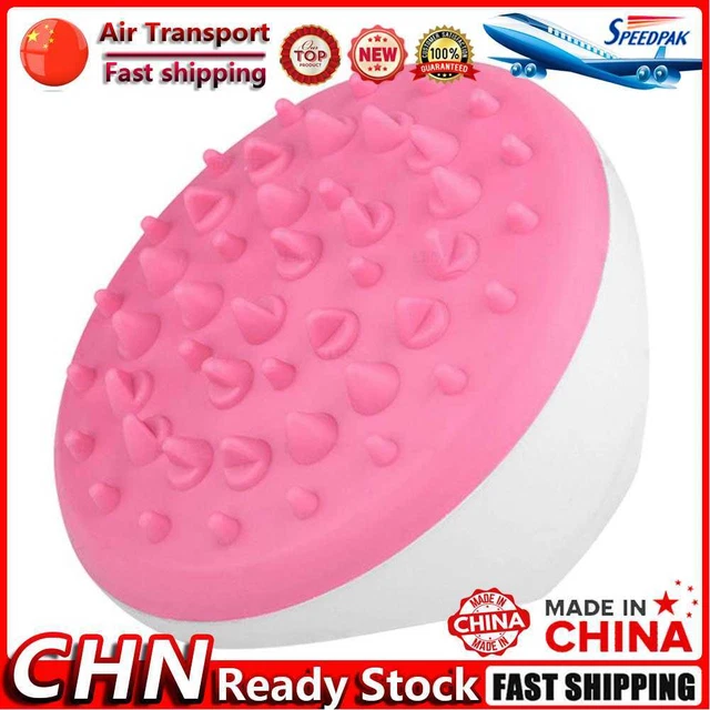 Hand-Held Full Body Massage Brush Anti Cellulite Muscles Massager (Pink) Fr