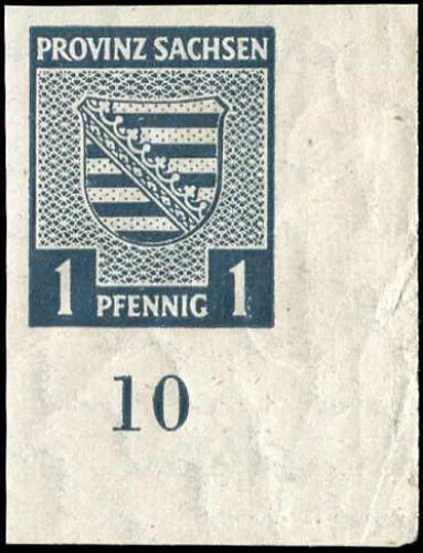 SBZ - Provinz Sachsen, 1945, 66 Y ER, postfrisch