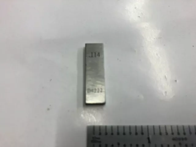 .114 Rectangle Steel Gage Block.