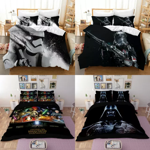 Star Wars Bedding Set 3PCS Duvet Cover Pillowcase Quilt Cover Comforter Cover