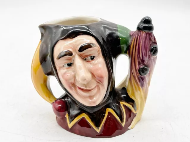 Vintage Character Jug Jester Oldcourt Ware Handpainted