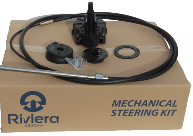 11 FT Boat Outboard Steering System kit Riviera Heavy Duty 5 YEARS WARRANTY