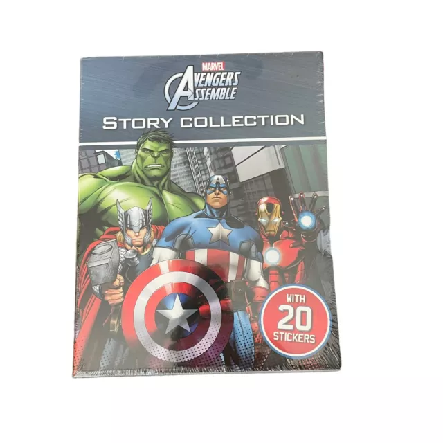 Marvel Avengers Assemble Story Collection. 4 Books Boxset with stickers. Sealed.