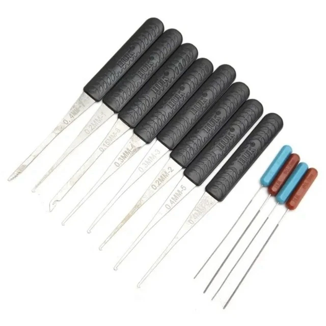 Rimuovi gancio estrattore chiavi lock pick set strumento manuale fabbro necessario