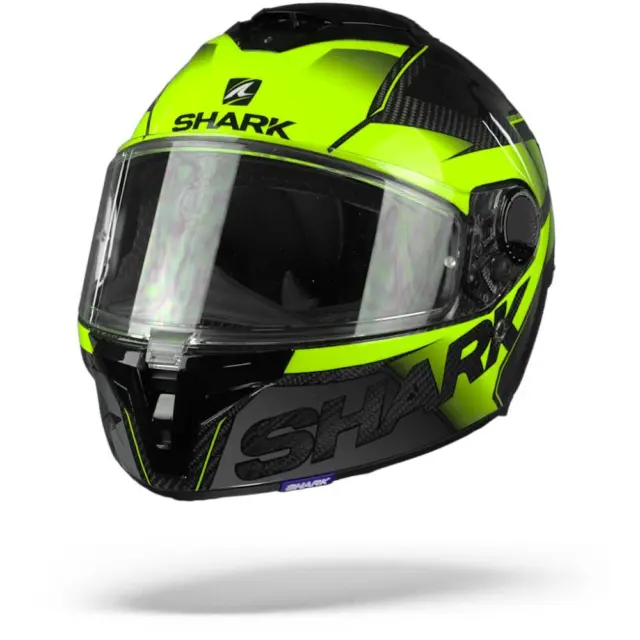 Shark Spartan GT Carbon Shestter DYY Carbon Yellow Yellow Full Face Helmet