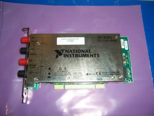 11689 National Instruments NI 4065 61/2-digital DMM card