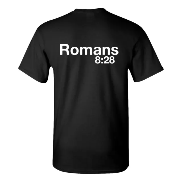 ROMANS 8:28 BIBLE Verse Christian Jesus T shirt colors s m l xl 2x $14. ...