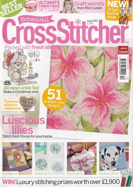 Cross Stitch Magazine Cross Stitcher No 220 Lickle Ted Ballet Christmas No Gifts