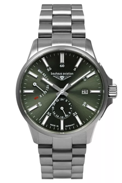 Bauhaus Men's Watch Aviation Automatic Titan