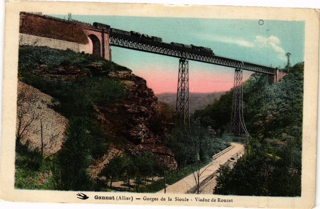 CPA GANNAT - Gorges de la Sioule-Viaduc de Rouzat (262328)