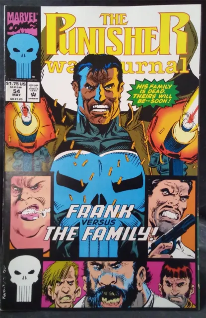 The Punisher War Journal #54 1993 Marvel Comics Comic Book