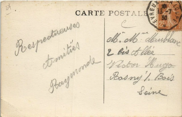 CPA BRETEUIL-sur-ITON Les Fosses de la Ville - Rue des Lavandieres (1160228) 2