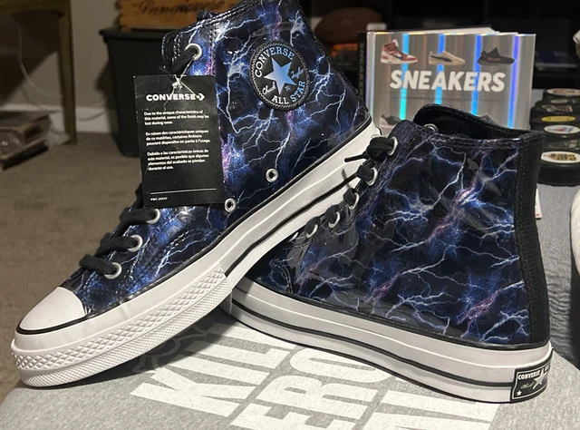 🔥New Converse Chuck Taylor All Star 70’s High Lightning Blue Size 9 163787C 🔥