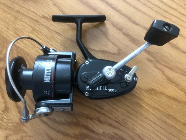Moulinet Mitchell 300 Vintage – Fabriqué En France, Avec Boîte Et Conteneur à Bobine