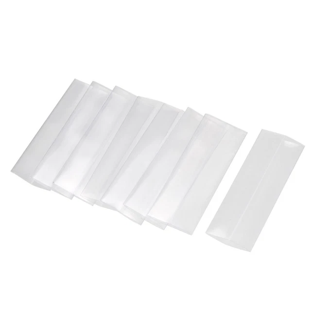 PVC Tubo termoretraibile tubo pre-tagliato 17mm 50pz AAA48mm trasparente