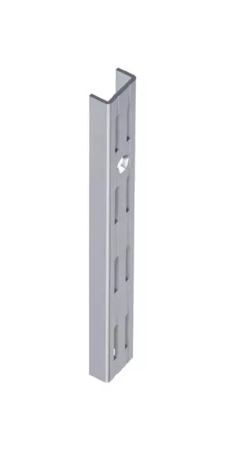 ELEMENT SYSTEM Wandschiene Länge 1500 mm weißaluminum Stahl zweireihige Lochung