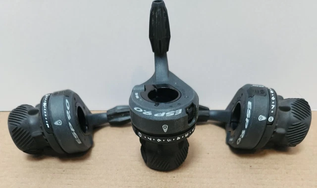 SRAM Gripshift ESP 9.0 SL 3 x 8 Speed MTB Shifters - Vintage 90s SRAM Gripshift ESP 9.0 SL 3 x 8 Speed MTB Shifters - Vintage 90s