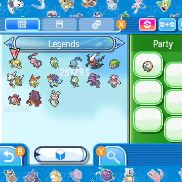 8) 57 Pokémons Lendários Shiny 6 Iv's - Xy Oras Sun Moon 3ds - R