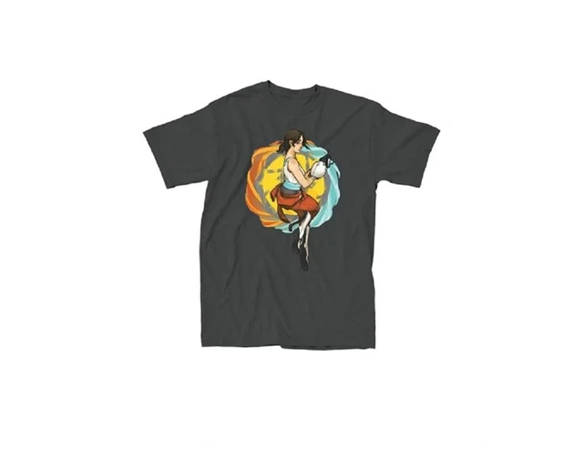 Adult Unisex Portal Chell Jump Back Test Video Game Lightweight T-shirt