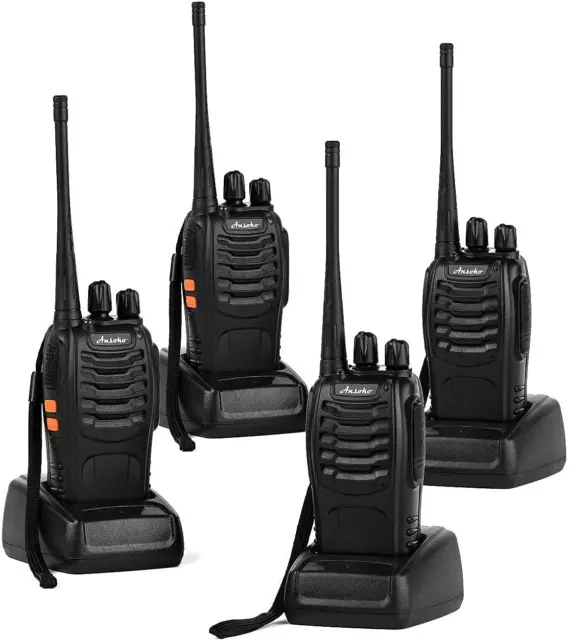 Long Range Walkie Talkies Rechargeable Two Way Radios 16-Channel