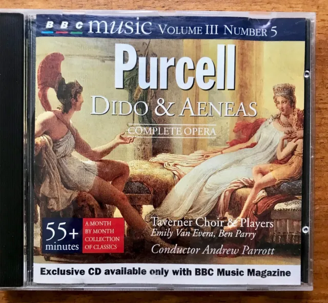 Purcell - Dido & Aeneas - Complete Opera Bbc Cd  1994 Nm