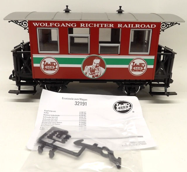 LGB G Scale Passenger Car Wolfgang Richter Railroad #36214