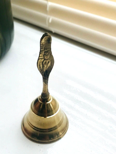 Guru Jee Messing Deepak Diya Lampe Für Puja Aarti – Handgefertigt, Öl/Ghee-Docht, 7,6x5,1 Cm, Religiöses Zubehör