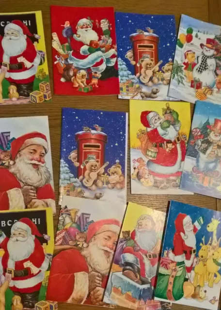 10x  1970's/80 Christmas Cards ;- Childrens collection      [KM2]