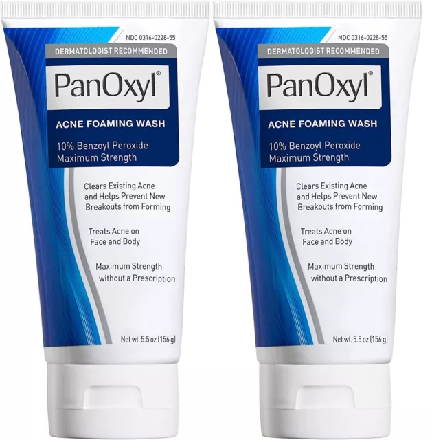 PanOxyl, Acne Foaming Wash, Benzoyl Peroxide 10% Maximum Strength, 156g 3