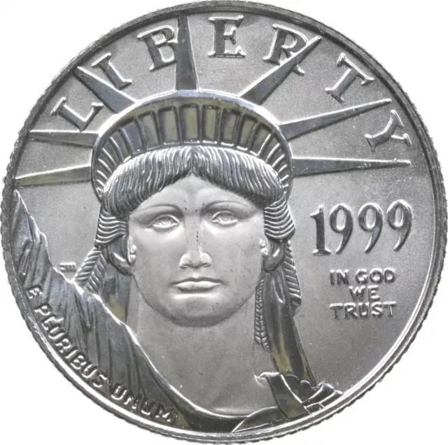 1999 $25 American Platinum Eagle 1/4 Oz Platinum *3685