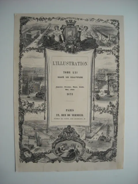 1873 Engraving. Le Naufrage Du Northfleet. The Boarding. Par M. Pharamond Blanchard. 2
