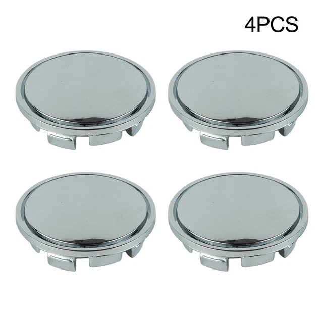 Qualità Professionale 65mm ABS Cromo Auto Centro Ruota Mozzo Copertura Serie 4