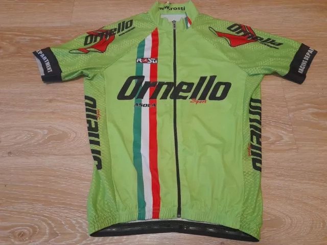 Maglia Shirt Ciclismo Cycling Italia Tricolore Rosti M. Top Quality